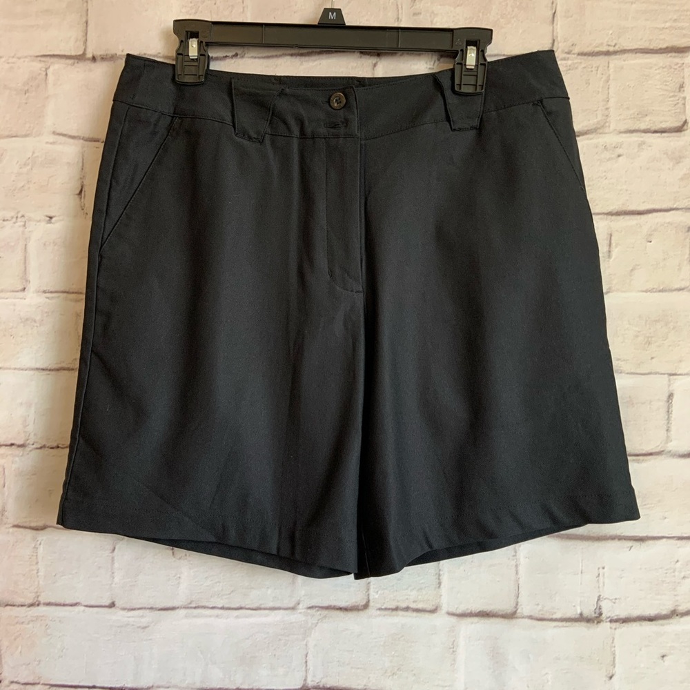 Nike Dri Fit Shorts, High Rise, Button Front, 12